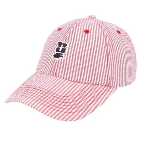 HUF - Röd Keps - Seersucker Megablast 6 Panel Hat Red Dad Cap @ Hatstore