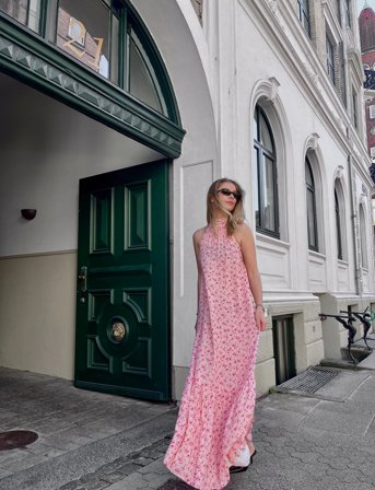 Noella London Maxi Dress - Pink - L