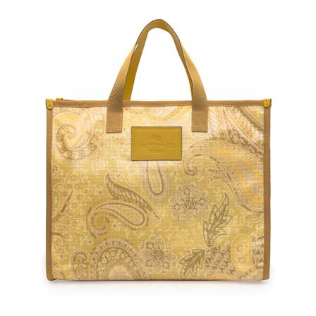 Etro, Tote Bags Żółty, Kobieta, Rozmiar: ONE Size
