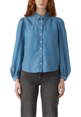 Levi's Journey Western Shirt Skjortor Dam Blå S