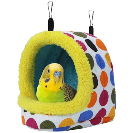 Fugl Hengende Seng Vinter Varm Papegøye Rede Seng, Unik Kjæledyrhule, Hengende Seng Leke, Passer for Munkepapegøye, Liten Papegøye, Tigerhud Papegøye