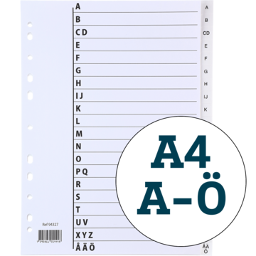 PERMREGISTER PLAST A-Ø A4