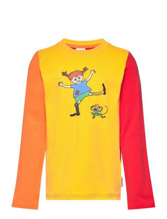Happy Pippi Shirt T-shirts Long-sleeved T-shirts Multi/mønstret Martinex