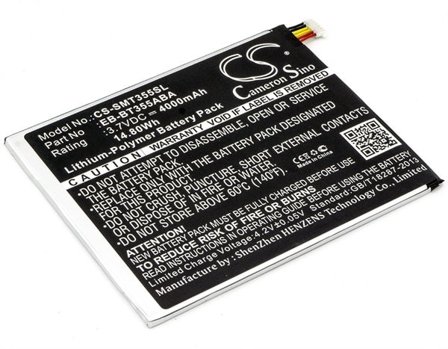 Akku Tabletti tuotteeseen Samsung SM-T355, SM-T355C, SM-T357W ja muut.