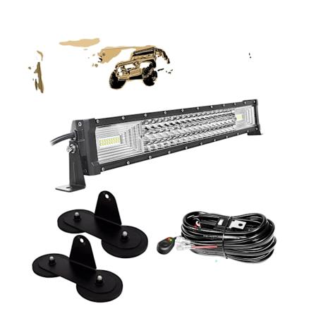 Off-Road LED-lysbjælke, 675W Høj lysstyrke, IP67 Vandtæt, 52 tommer,22 tommer 270W Ledning 22in 270W Wire 22in 270W Wire