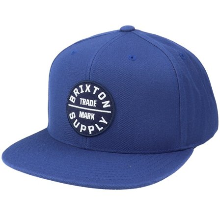 Brixton - Ble snapback Czapka Z Daszkiem - Oath III Joe Blue Snapback @ Hatstore