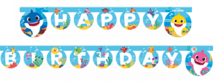 Banderoll Baby Shark 200 cm