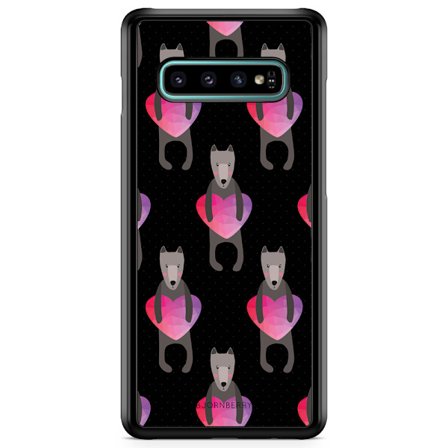 Bjornberry Skal Samsung Galaxy S10 - Hundar & Hjärtan