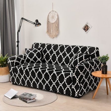 Sofaovertrekk 2 Seater 150-185cm Sofaovertrekk med Armlener Moderne Uni