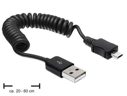 Delock USB-kabel - USB til Micro-USB type B - 60 cm