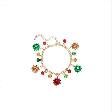 Farverige Juleblomsterklokker Smykker Dangle Øreringe Armbånd Halskæder Til Kvinder Teen Piger (armbånd) (di-3)