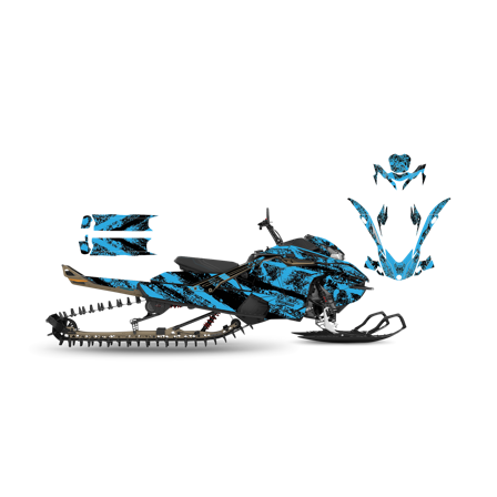 Dekalkit SweTown Ocelot Blå - Lynx Xtrim RE 3500 850 E-Tec 2018-2020