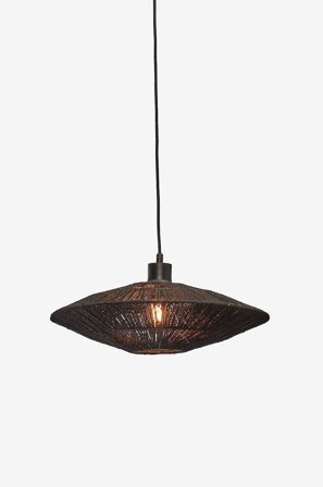 Good&Mojo - Hængende loftlampe flad lille Iguazu - Sort - Loftpendler - Fra Homeroom