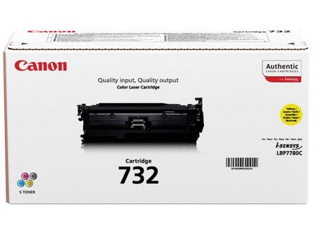 Canon Toner, 732 Y, gul, singelförpackning, 6260B002 - Lyreco - Toner och bläck - Tonerkassetter - Toner Canon
