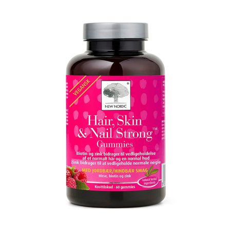 New Nordic Hair, Skin, & Nail Strong 60 gummies, Helse & Madvarer, Hud, Hår & Negle, Kosttilskud Til Neglene