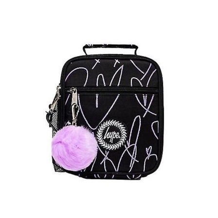 Hype Glitter Scribble Hjärta Lunch Bag