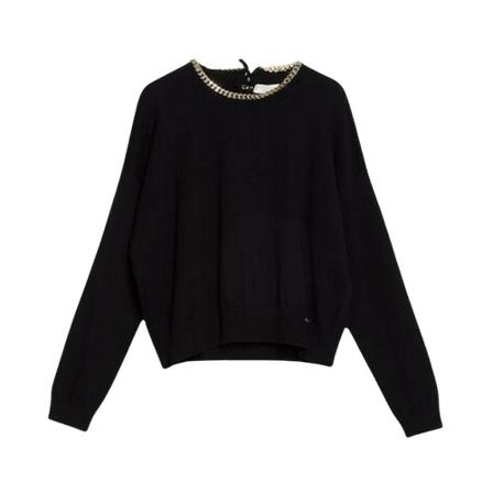 Liu Jo, Sweatshirts Czarny, Kobieta, Rozmiar: S