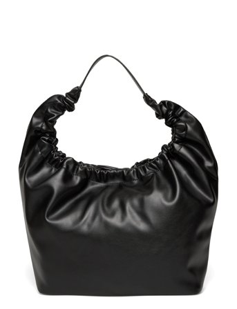 Gina Tricot Gathered Tote Bag - Black - ONE SIZE