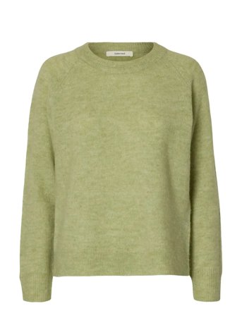 Selected | Slflulu Ls Knit O-Neck Noos | S