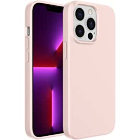 (Rose) Skal i silikon till iPhone 13 Pro 6,1 tum, fodral i