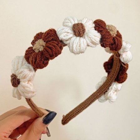 Nye blomsterpannebånd mote hårbånd for kvinner A A