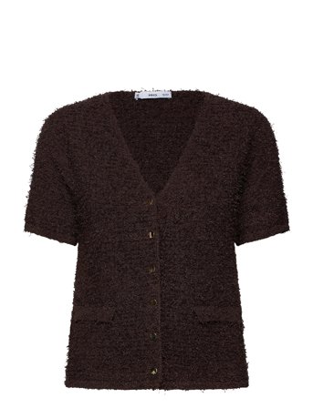 Mango | Short-Sleeved Bouclé Cardigan | S