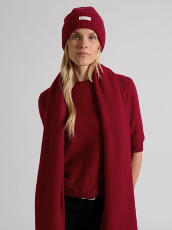 Kashmina - Kashmirskjerf "Signature" - Aroma red