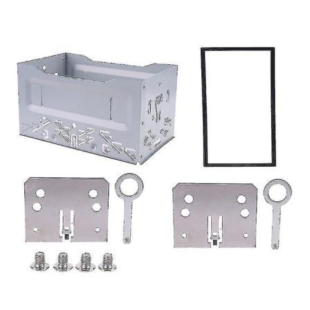1 kpl Universaali 2 Din Auton Pakettiauto Stereo Radio Kaksoiskitit Työkalut Mp5 Soitin Radion Asennus Auton Häkki Paneelin Kehys