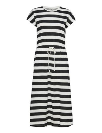 Onlmay S/S Midi Stripe Dress Jrs Patterned ONLY