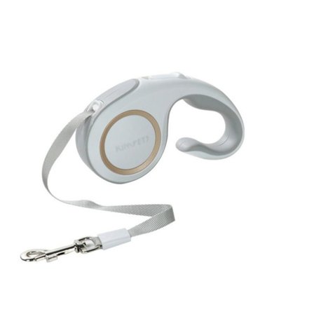 Pet Walking Snor Optrækkelig Hundesnor HVID 5M