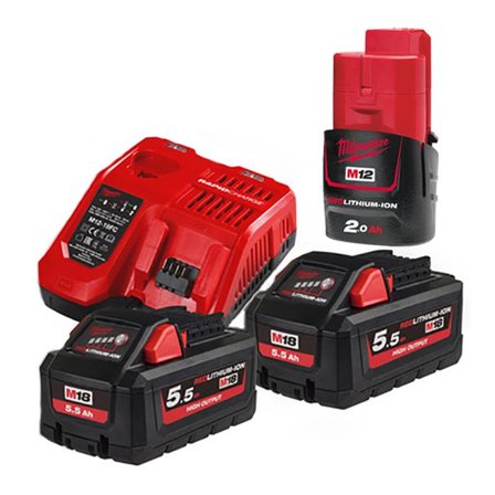 Milwaukee M18 HNRG-552 Opladningspakke, Maskintilbehør & forbrugsvarer