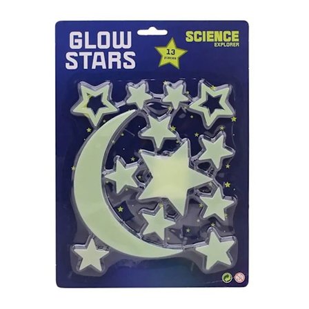 Stjärnor som Lyser i Mörkret - Självlysande Magisk Väggdekor