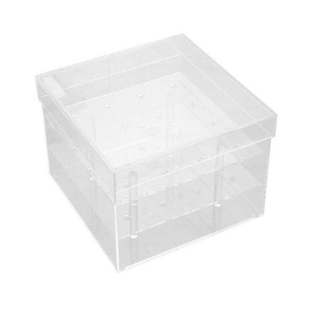 Akryl Blomsterkasse Blomsteroppsatser Vase 12X12X15CM