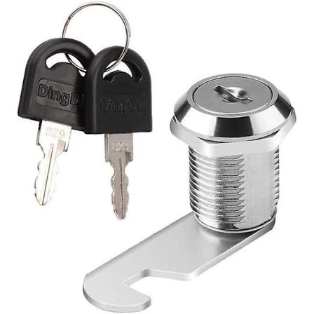 25mm Cam Lock Key Cabinet Lock Cupboard Locks for Drawer Kitchen Cupboard with 2 Keys
