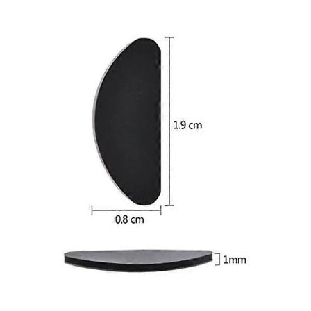 8 Næsebeskyttere til briller Silikone Sort