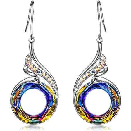 Sterling Silver Örhängen för Kvinnor Nirvana of Phoenix Drop Dangle