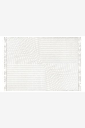 Hanah Home - Matta-Gibson - Vit - Slätvävda mattor - 160X230 - Från Homeroom