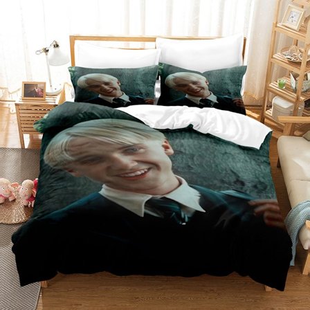 Harry Potter Tryckt Sängkläder Set Påslakan Täcke Örngott Barn Present 8