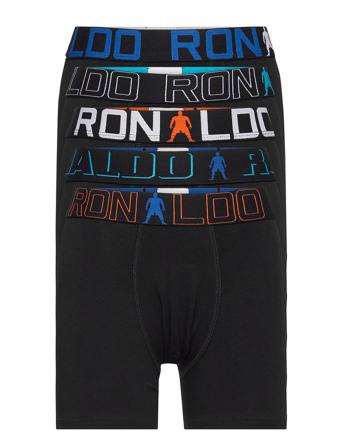 Cr7 Boy's Trunk 5-Pack Night & Underwear Underwear Underpants Svart CR7