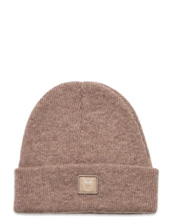 Wool Beanie - Gots Accessories Headwear Hats Beanies Beige Knowledge Cotton Apparel