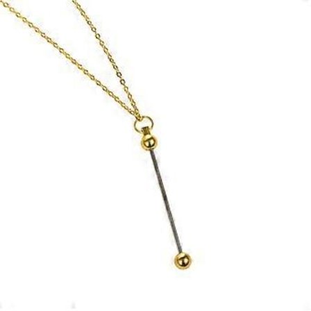 Kreativt håndværk Robust perlehalskæde Bærbart modetilbehør til trendy kvinder, der elsker at lave deres egne smykker (guldfarve)