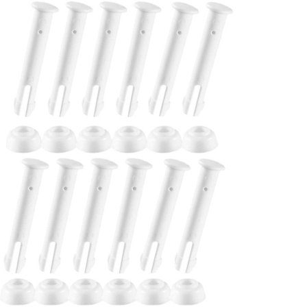 12 stk plastpinner for Intex runde metallrammebassenger erstatning