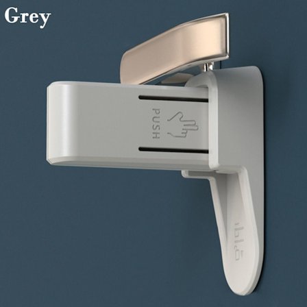 2kpl Turvalukon ovenkahva Kiinteä lukko HARMAA HARMAA