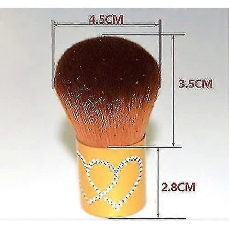Foundation Borste Borste Borste Foundation Puderborste Sminkverktyg Svart B