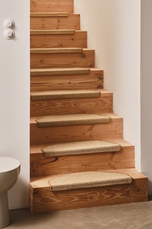 Jotex - Trappetrinnsteppe Sisal 2-pakke Sisal Natur SIENNA - Kjøp Trappetrinnstepper hos Jotex