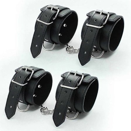 Läder Ankelrem Flirtleksak Hanojor Träning Fitness Manschetter Och Ben