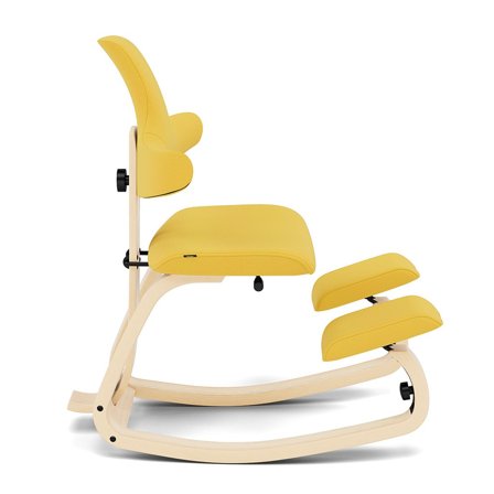 Varier Furniture Thatsit - Yellow Polyester - Natural base