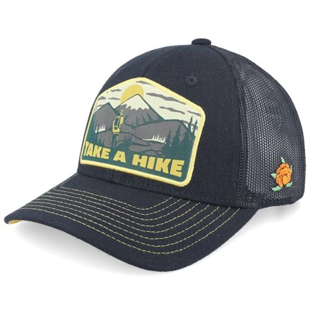 SQRTN - Black - trucker - Cap - Hike Low Cap Black Trucker - Hatstore