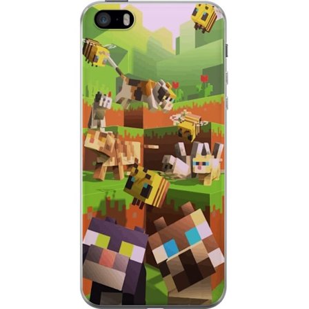 Yhteensopiva Puhelinkuori Apple Apple iPhone SE (2016) MineCraft