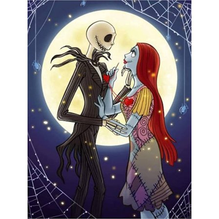 Halloween dekoration, 5D Diamantmålningsset, Diamantkonstset för vuxna, Målning efter